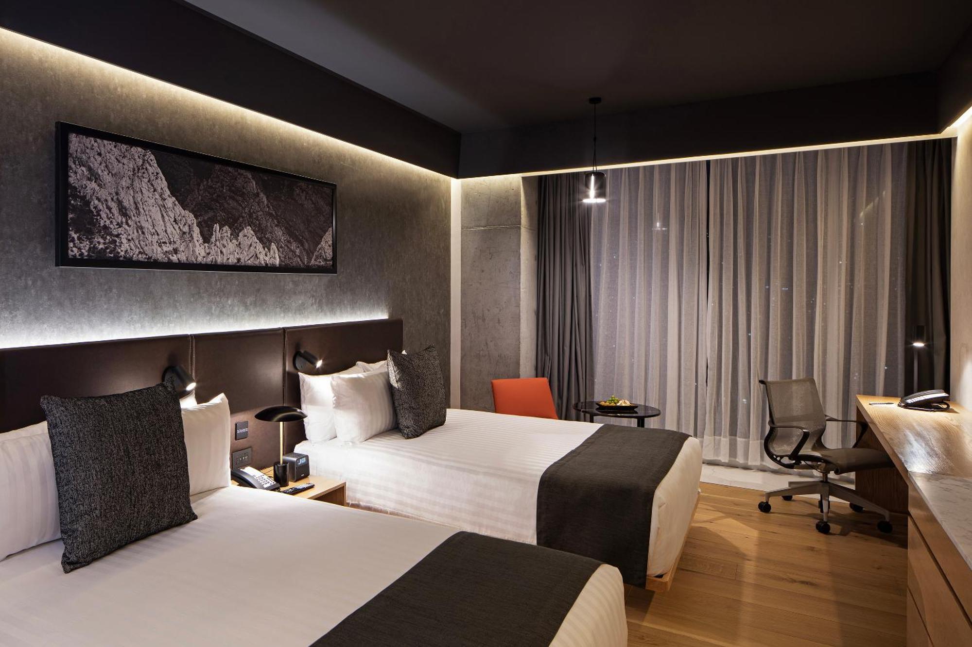 Galeria Plaza Monterrey Hotel Exterior foto A room at the hotel